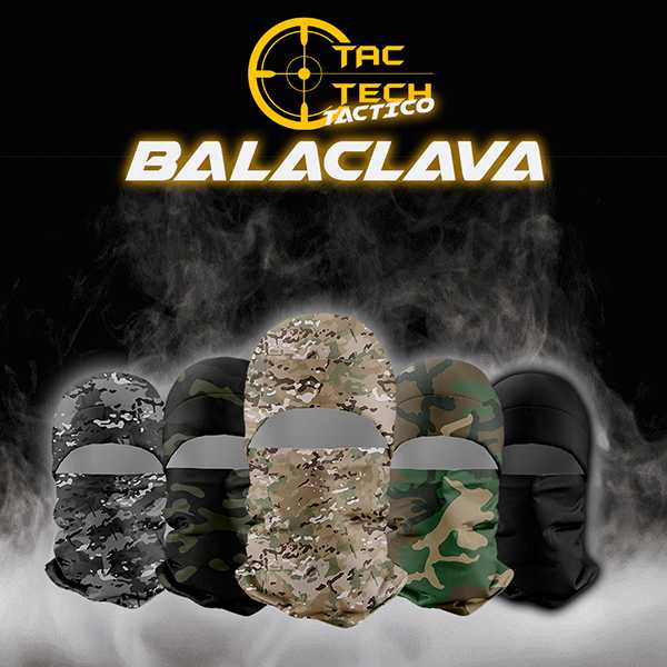 Balaclava 5 Pack Full - Pasamontañas Militar Táctico Bandana