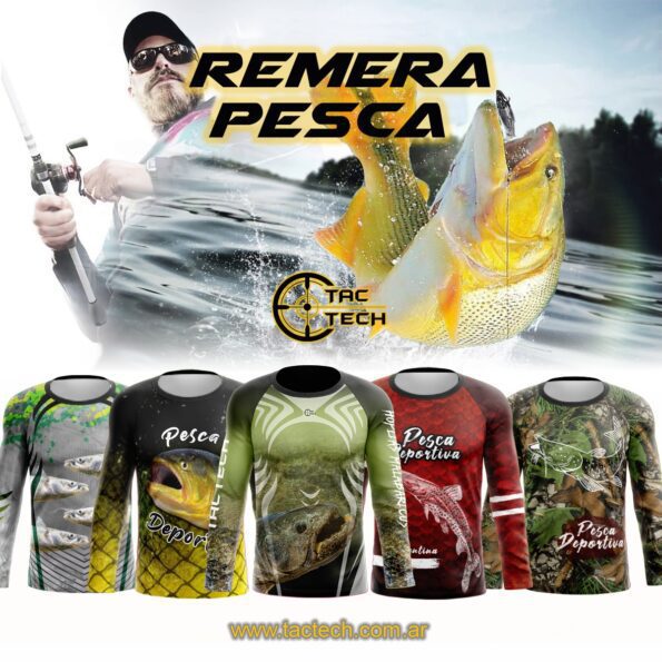 remeras para pesca proteccion UV