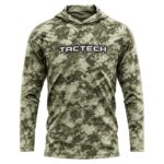 Remera de pesca UV con capucha TACTECH en el Paraná
